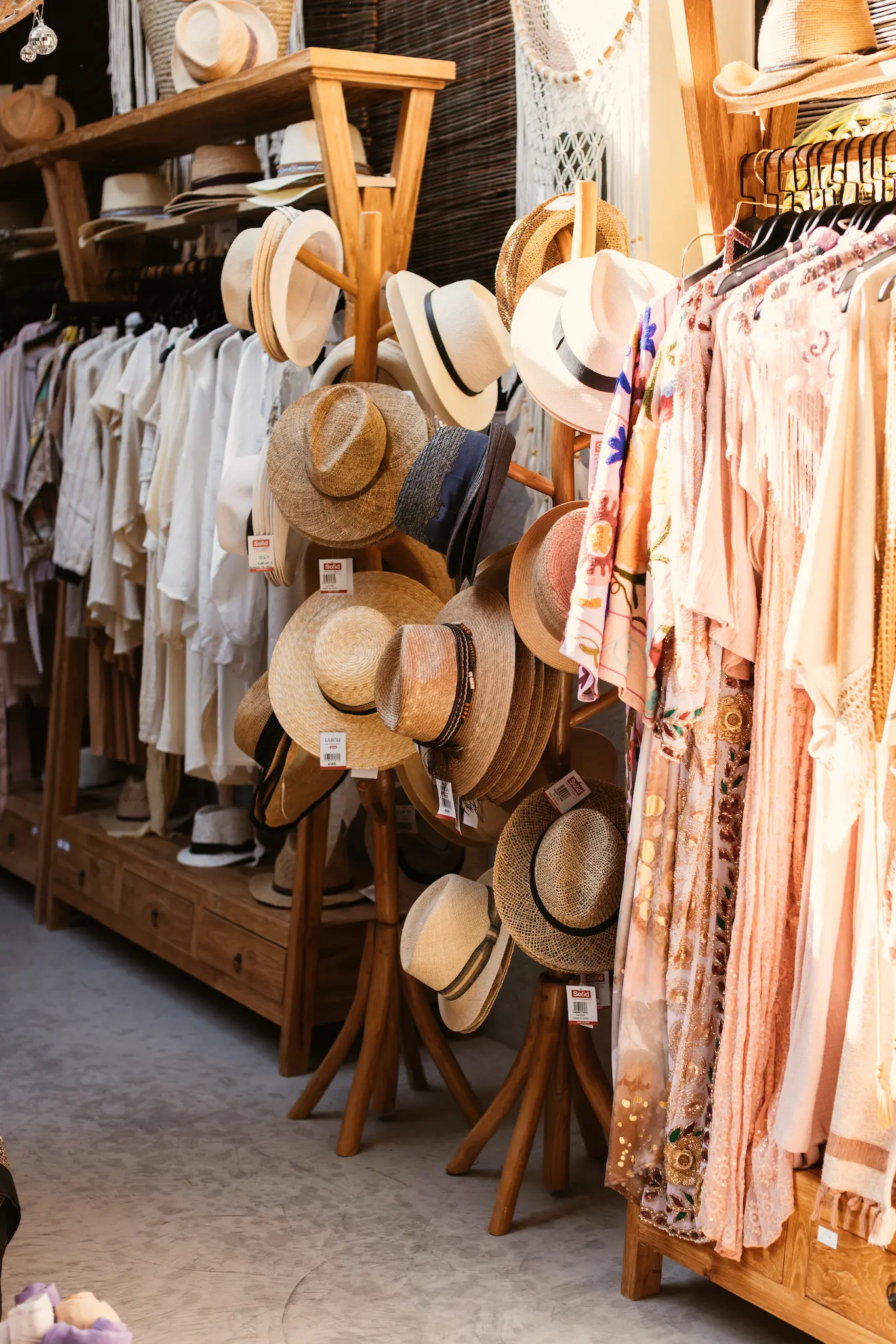 Fashion and accessories from the Elements Ibiza boutique