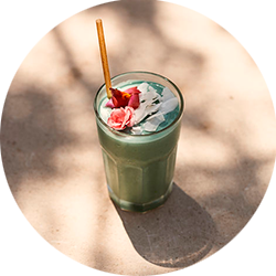 Juices and smoothies at Elements Ibiza by the sea